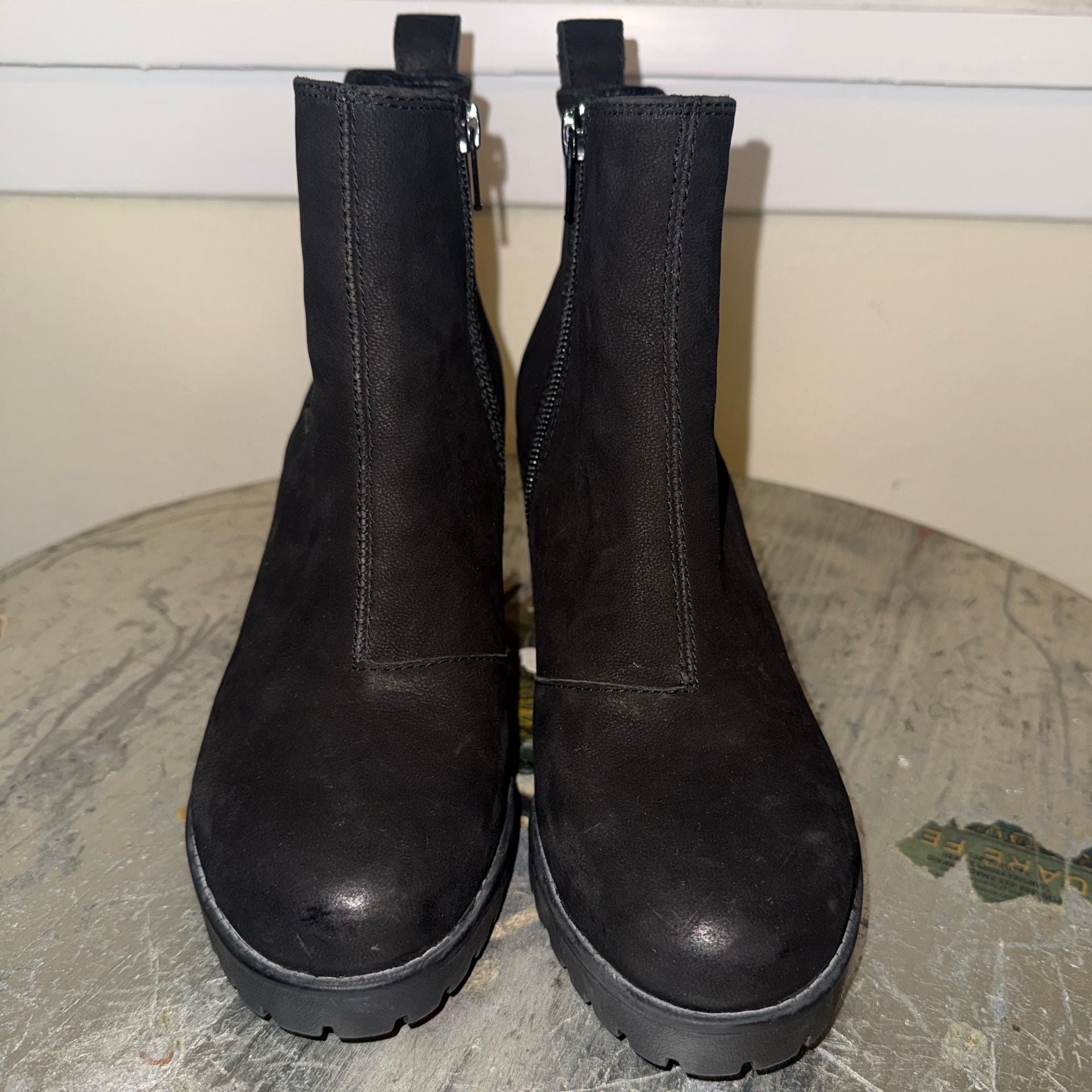 Vagabond Shoemakers Grace Black Platform Ankle Boots Size 37 3