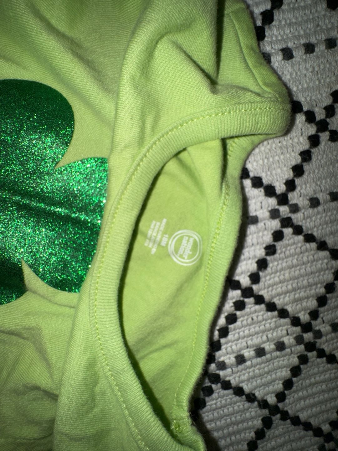 Wonder Nation St. Patrick's Day Shamrock Tutu Dress 18M 5