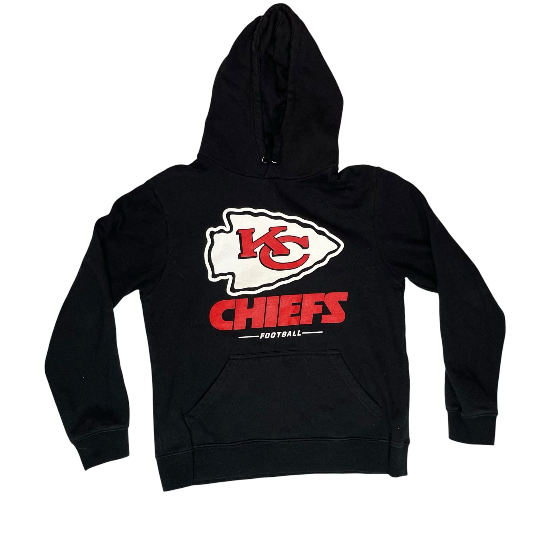 Kansas City Chiefs Hoodie NFL Fanatics Black Pullover Sweatshirt M 2