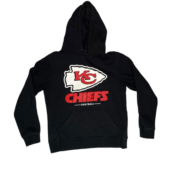 Kansas City Chiefs Hoodie NFL Fanatics Black Pullover Sweatshirt M