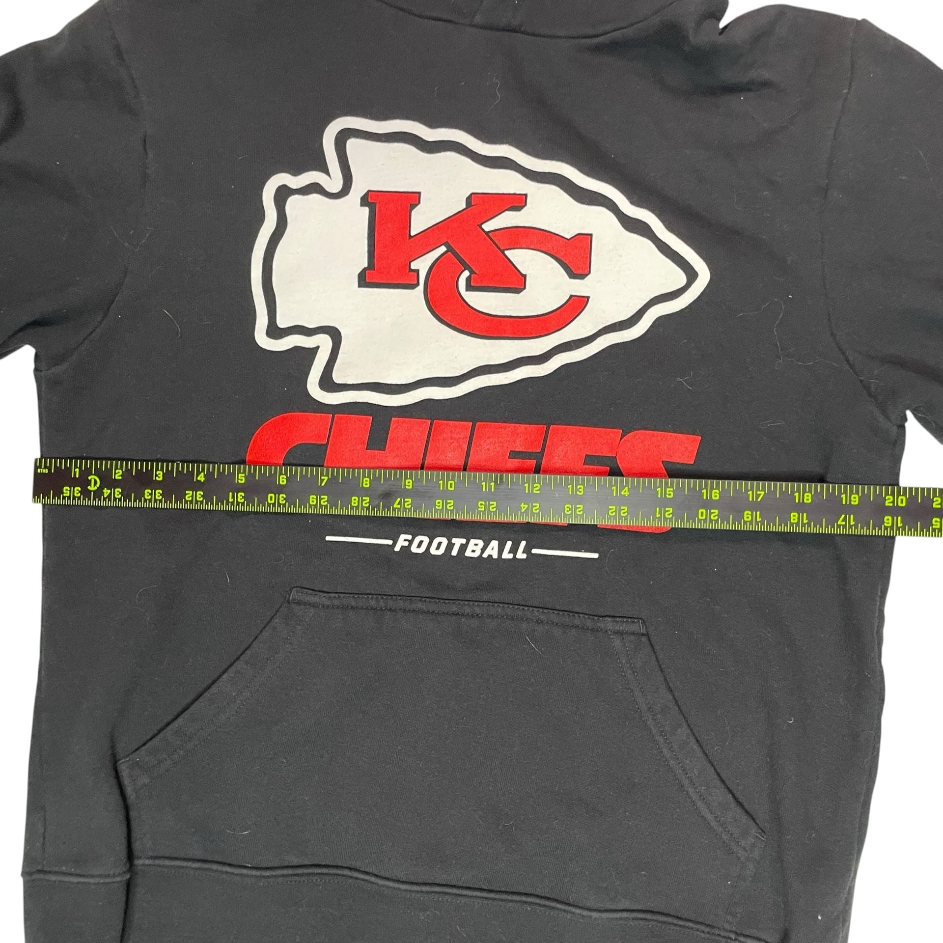 Kansas City Chiefs Hoodie NFL Fanatics Black Pullover Sweatshirt M 4