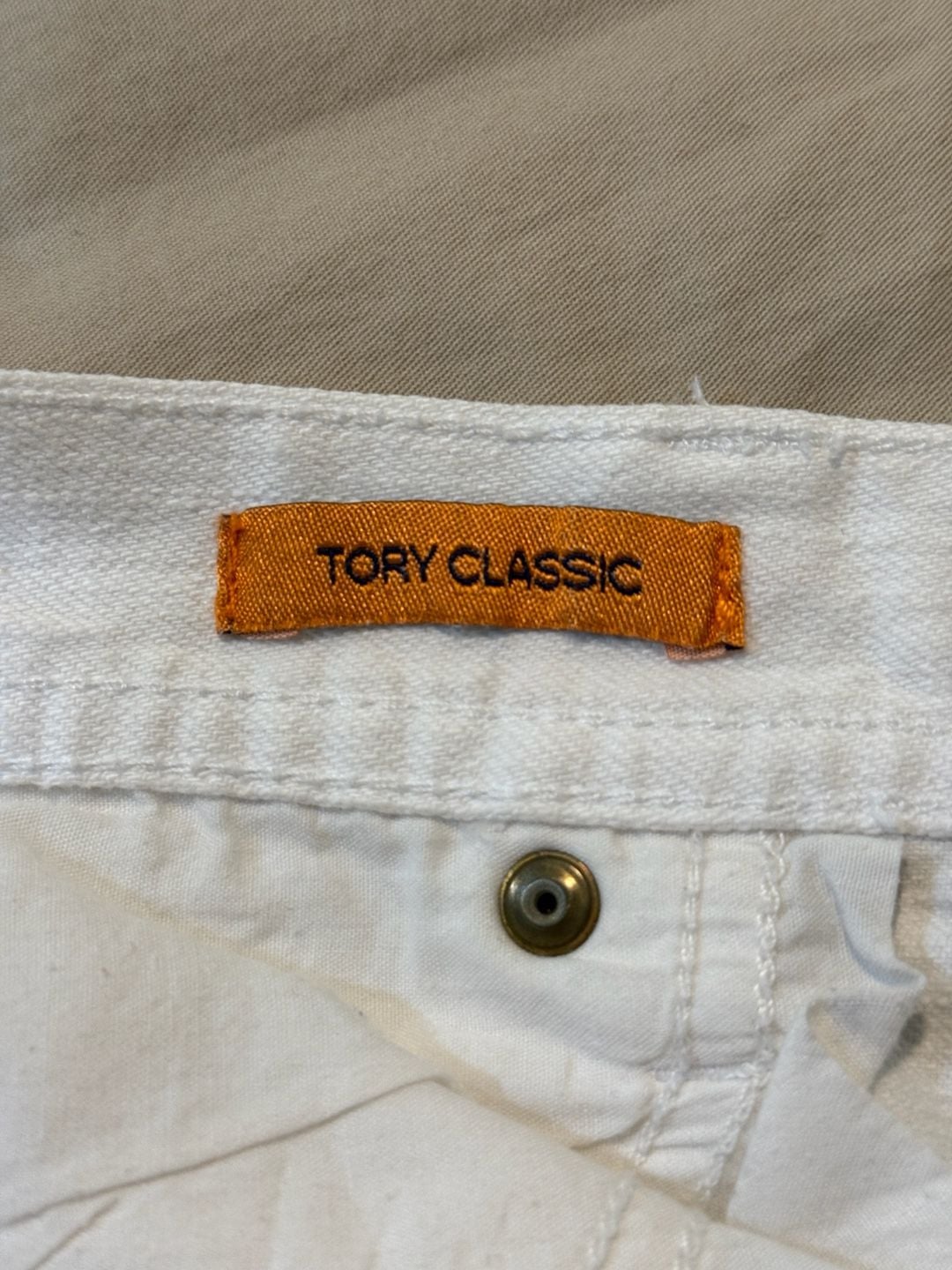 Tory Burch Tory Classic White Bootcut Jeans Size 28 8