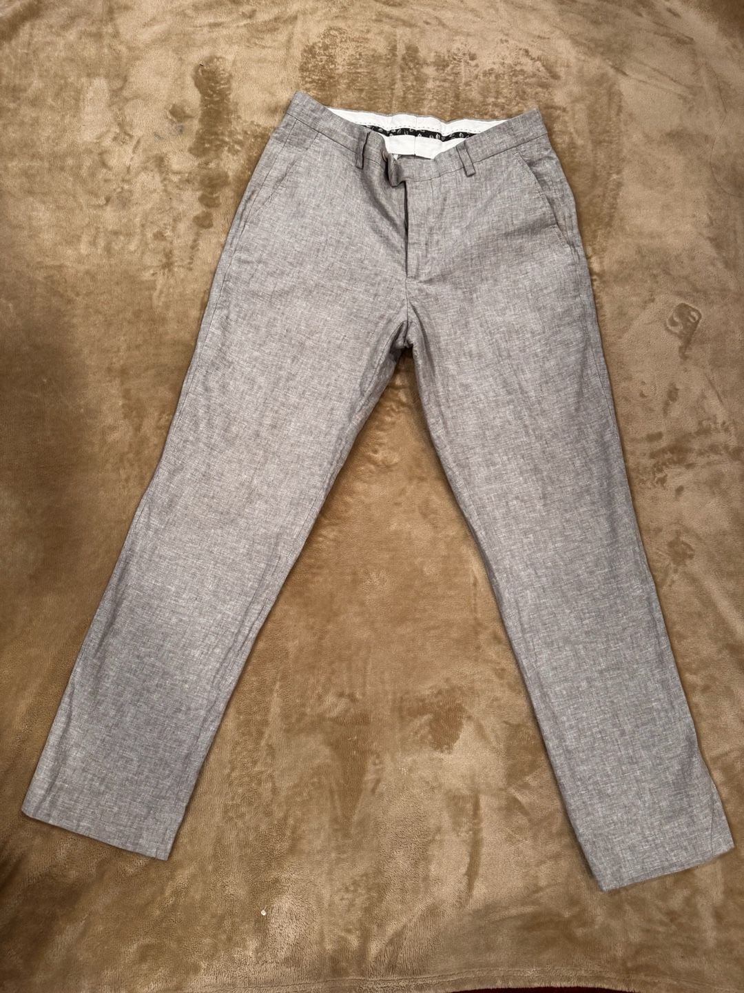 Joseph Abboud Slim Fit Linen Cotton Vest & Pants Set Medium 32x30 Altered Hem 7