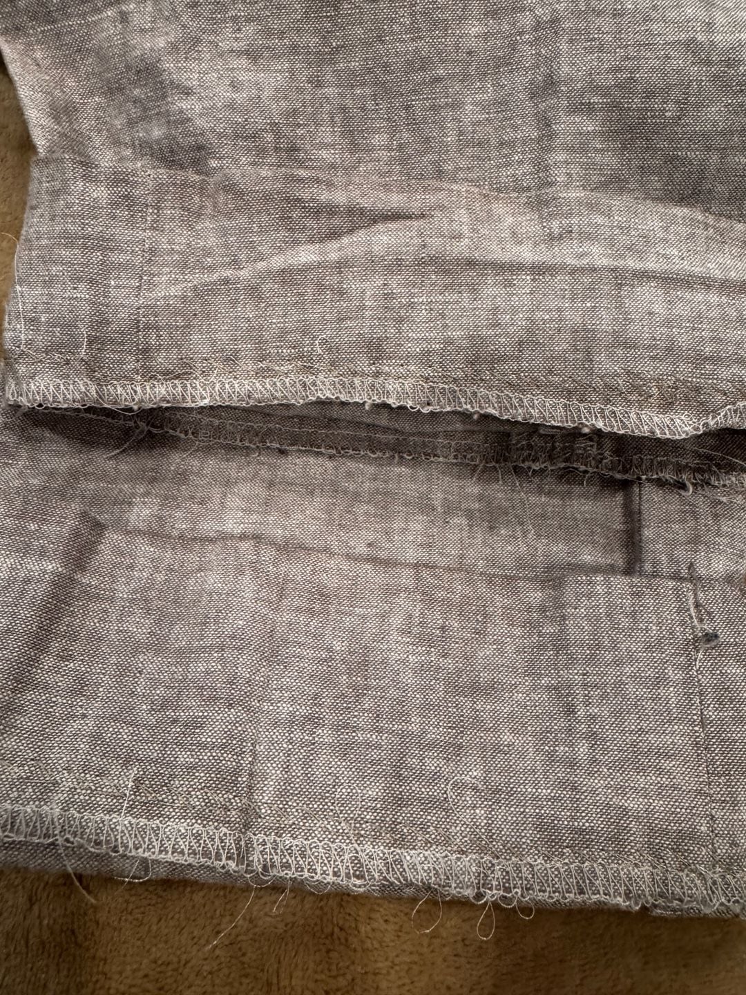 Joseph Abboud Slim Fit Linen Cotton Vest & Pants Set Medium 32x30 Altered Hem 12