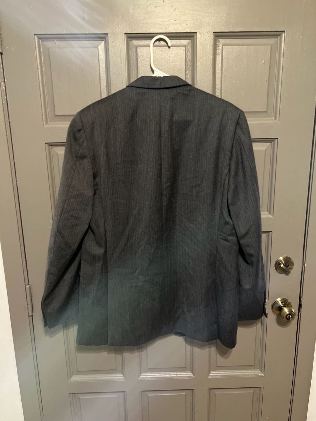 Burberry London Bond Street Grey 100% Wool 3-Button Blazer Jacket Size 41 Reg 5