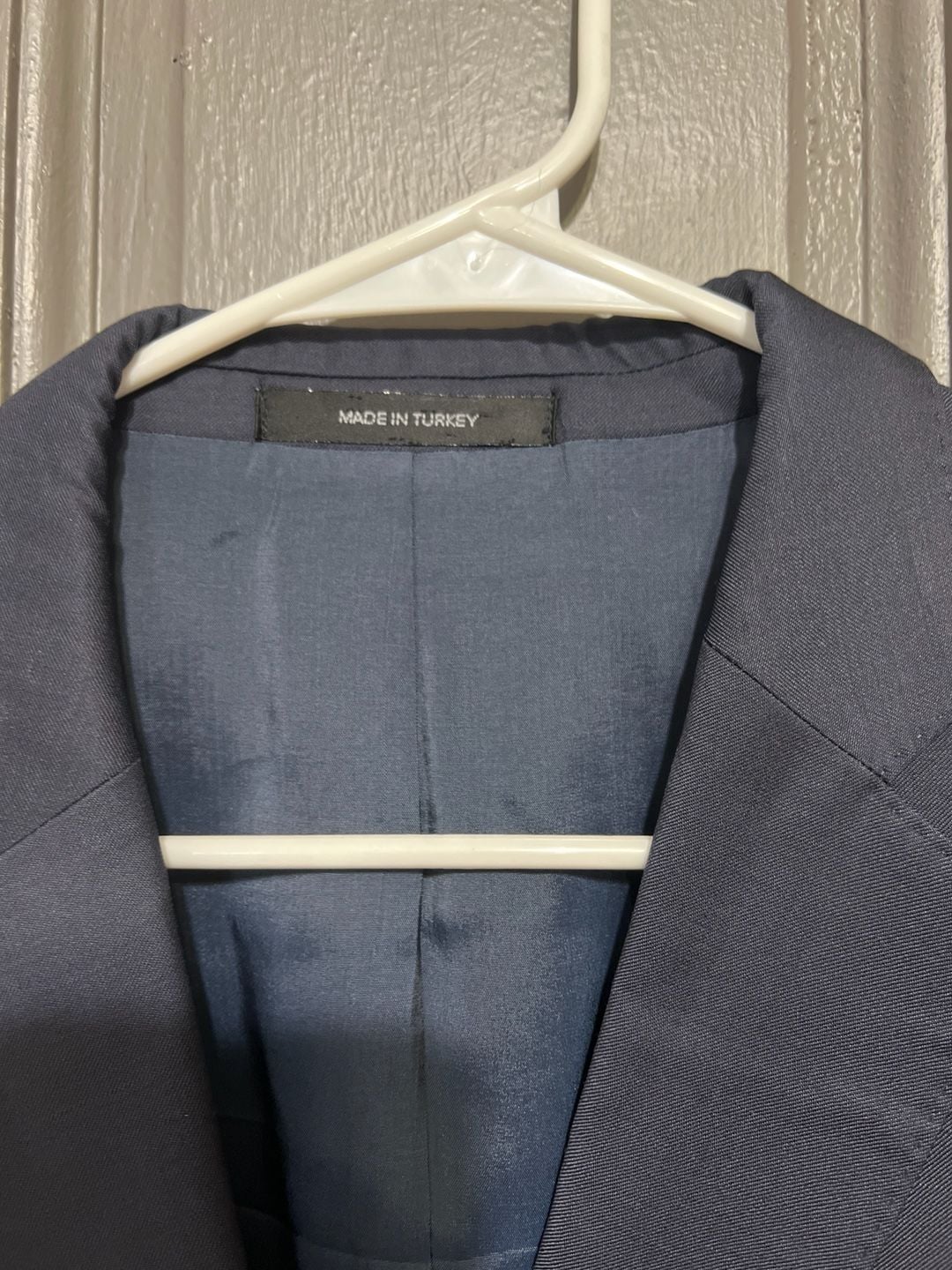 Hugo Boss The Jam75/Sharp3 Navy Blue Guabello Super 130's Wool Blazer 40R 2