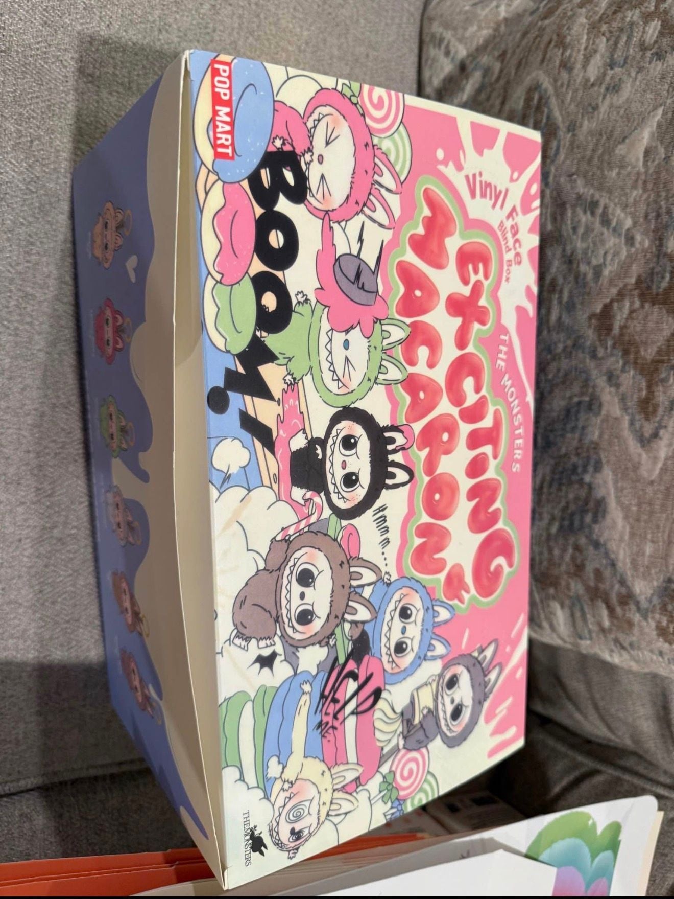 Pop Mart The Monsters Labubu Exciting Macaron Vinyl Face Blind Box Case (6 Packs) 2