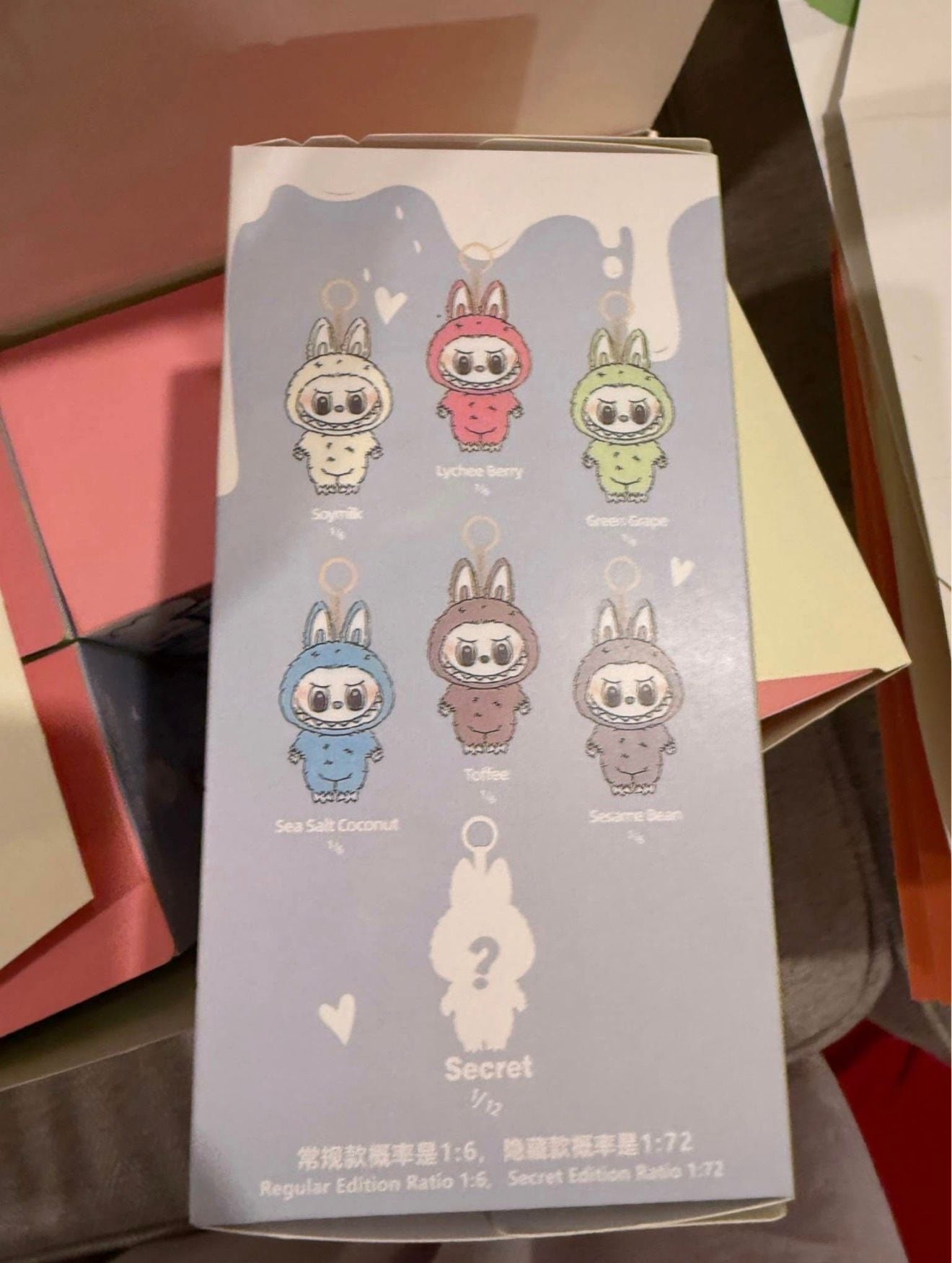 Pop Mart The Monsters Labubu Exciting Macaron Vinyl Face Blind Box Case (6 Packs) 4