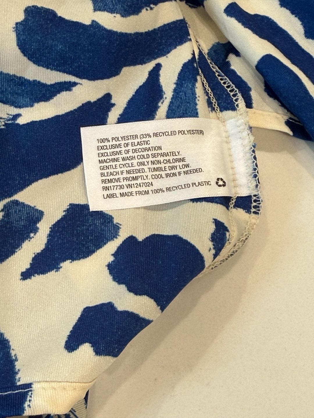 Alexis for Target Blue Floral Tie-Strap Asymmetrical Hem Dress Size M 9