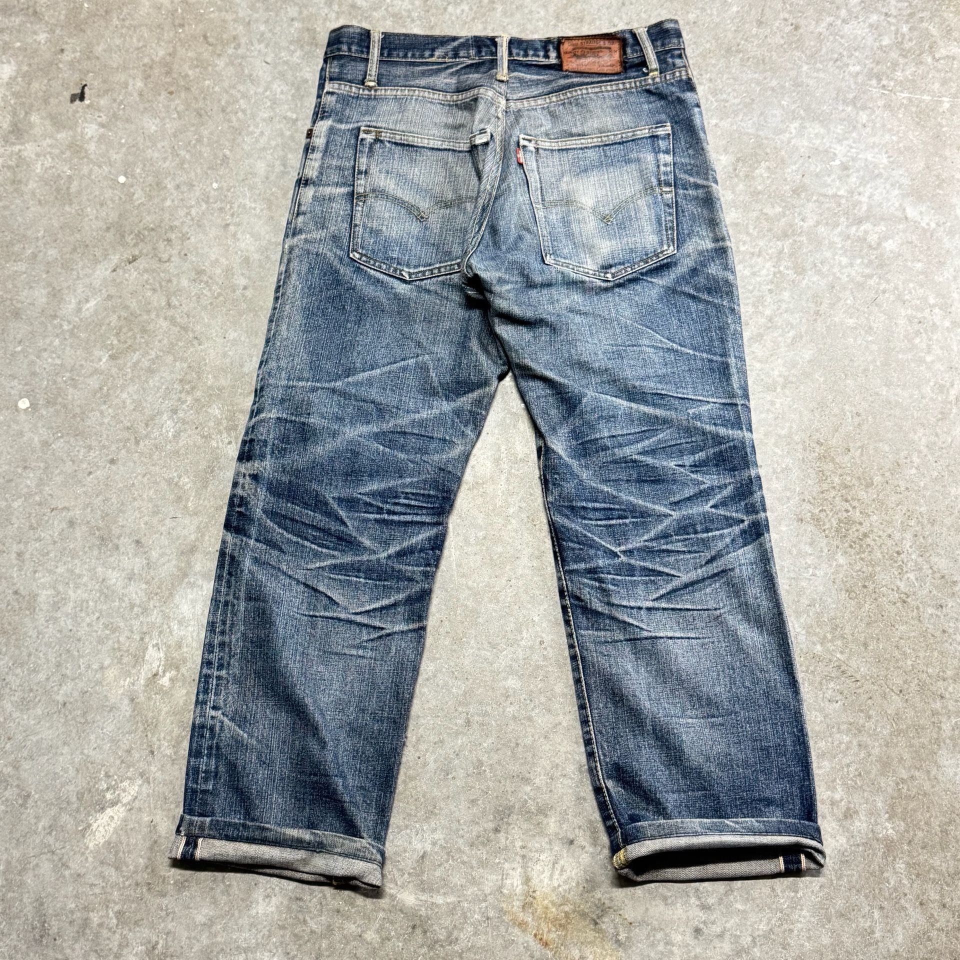 Vintage Levi's 501XX Selvedge Red Line Made in USA Jeans W36 L32 Honeycombs 2