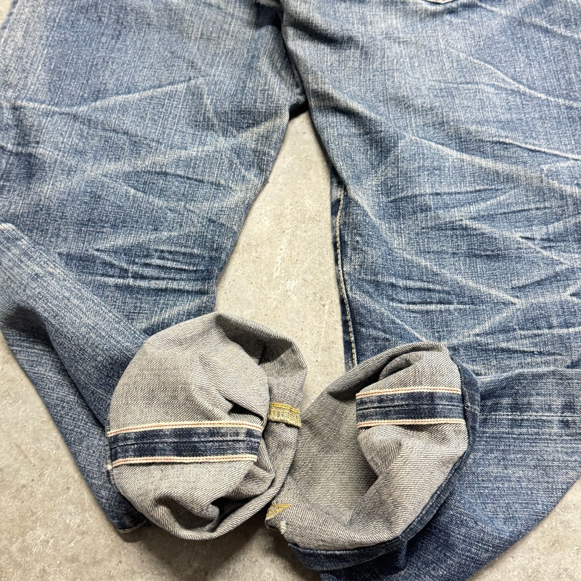 Vintage Levi's 501XX Selvedge Red Line Made in USA Jeans W36 L32 Honeycombs 5