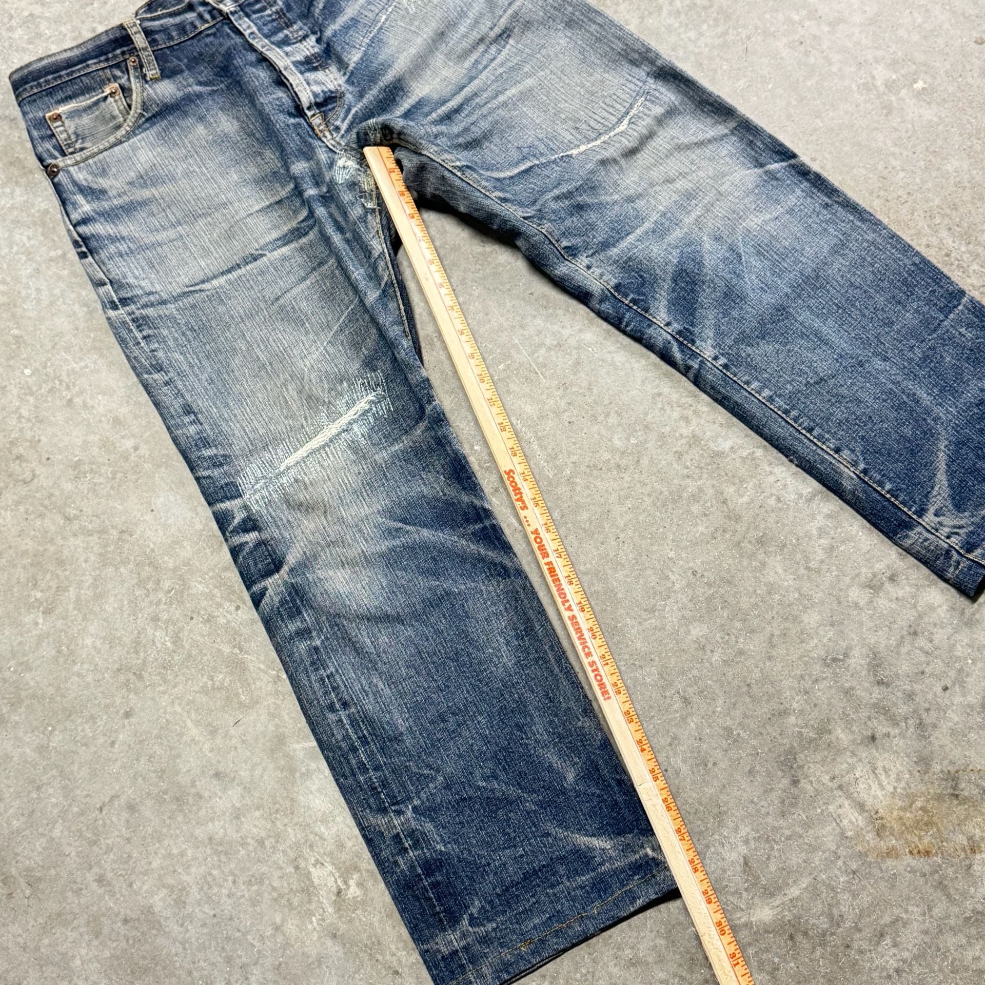 Vintage Levi's 501XX Selvedge Red Line Made in USA Jeans W36 L32 Honeycombs 6