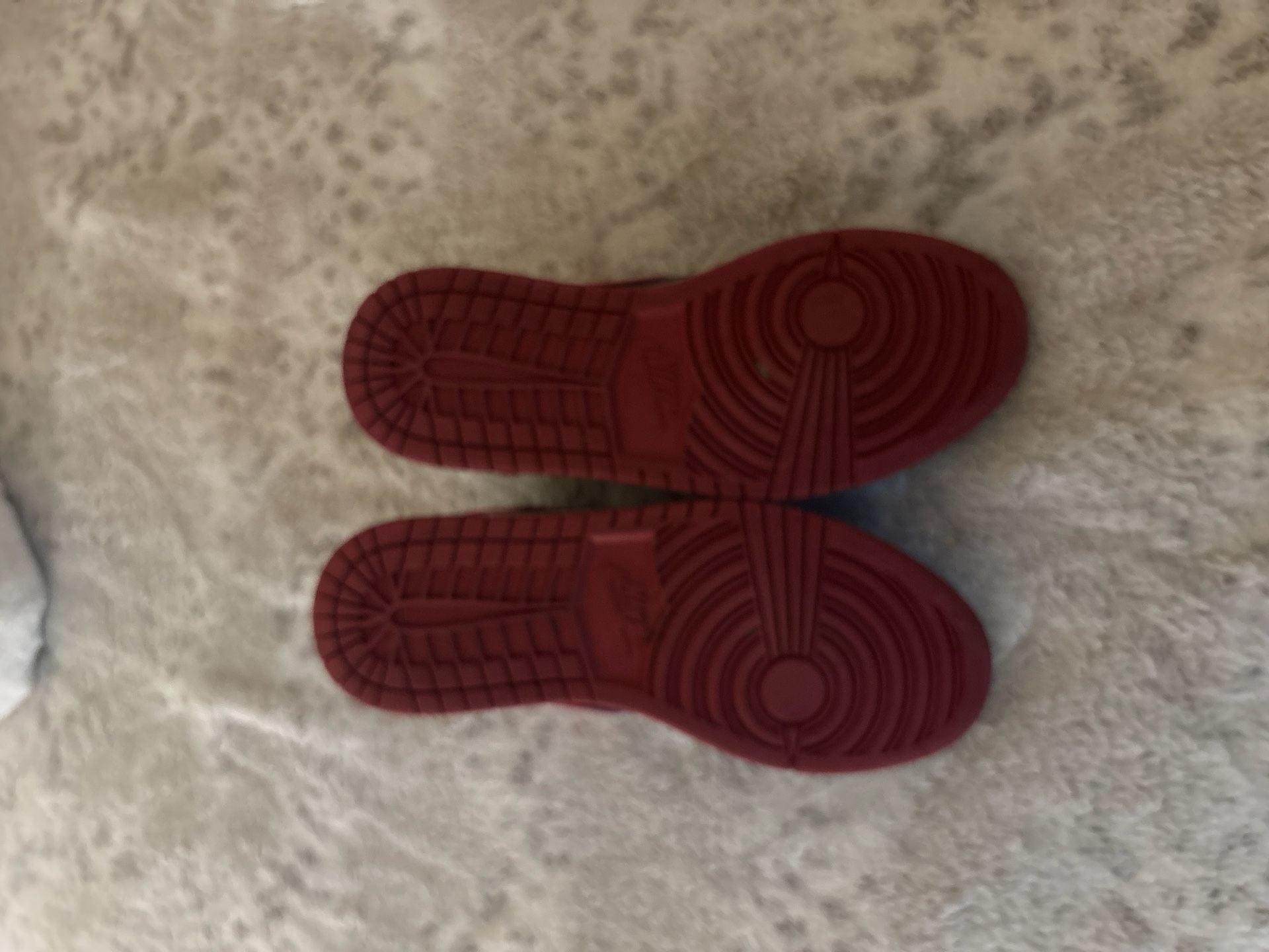 Jordan 1 Mid Bred Black Gym Red Sneakers 7