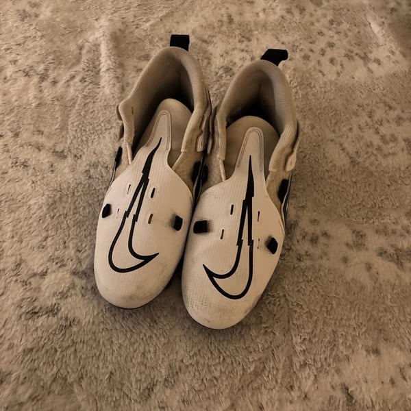 Nike Alpha Menace Pro 3 Football Cleats White Blue Black