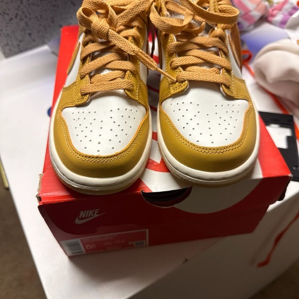 Nike Dunk Low GS Honeycomb Sail FB9109-700 Size 5.5Y