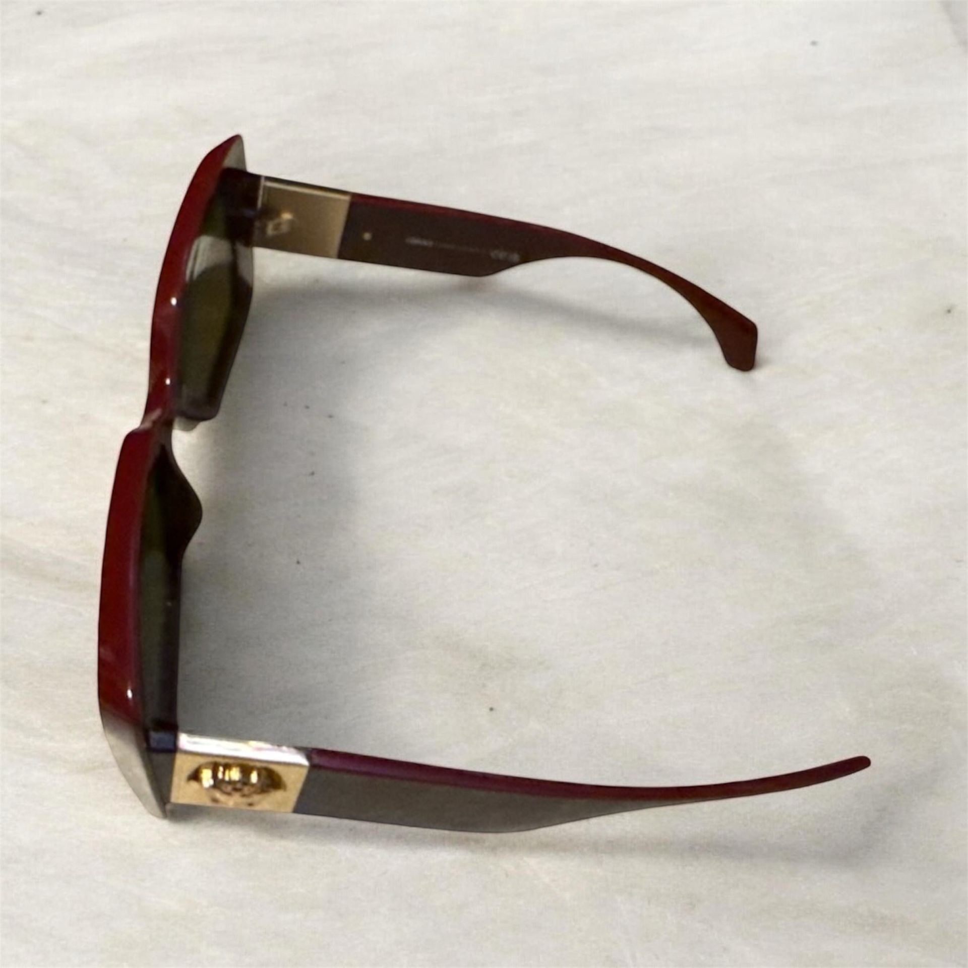 Versace VE4467-U Medusa Biggie Square Sunglasses Red 3