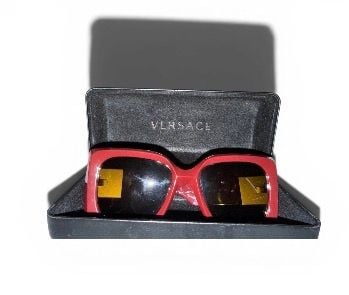Versace VE4467-U Medusa Biggie Square Sunglasses Red 6