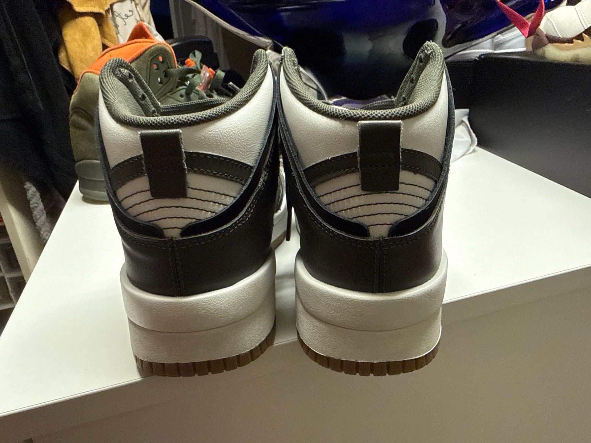 Nike Dunk High Up Cargo Khaki White Women's Size 7 DH3718-103 5