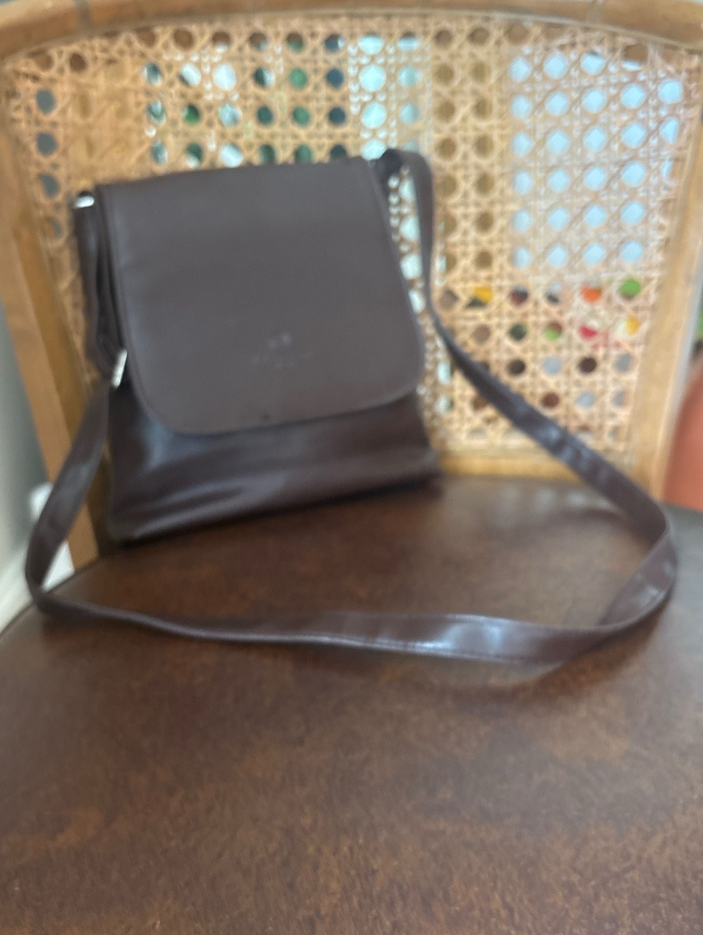 Mick-Chwood Paris Brown Leather Crossbody Flap Bag 6