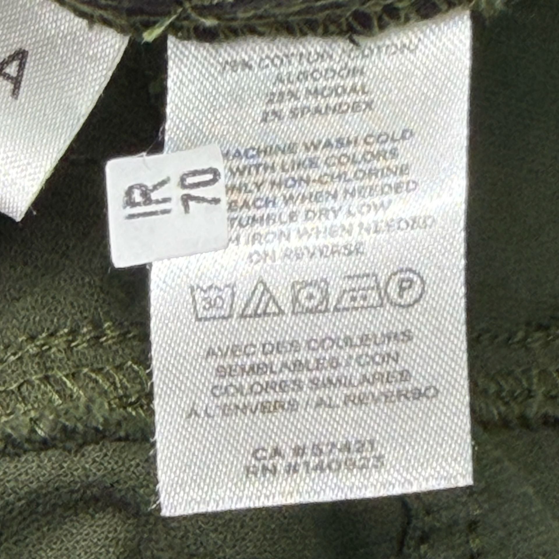 LOFT Corduroy Pants Womens 28/6 Olive Green The Skinny High Rise Stretch NWT 8