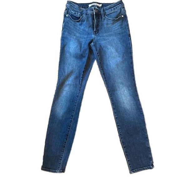Athleta Sculpt Skinny Jeans Size 2P Blue Denim