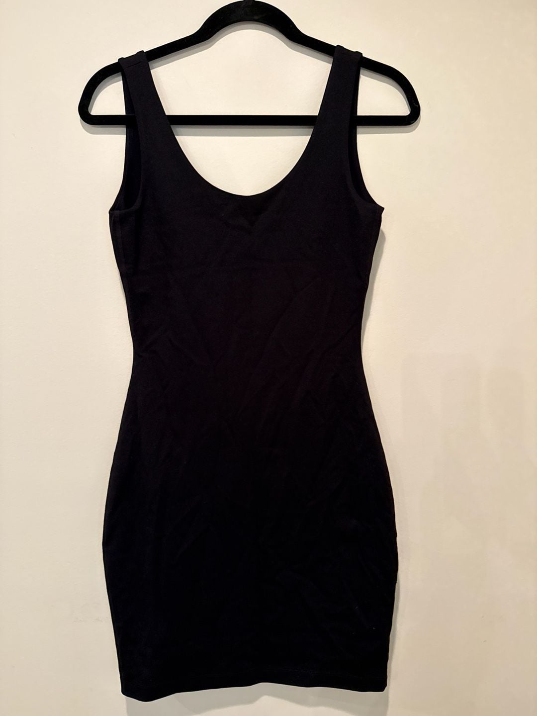 SHEER The Magic Sculpting Tank Bodycon Mini Dress Black Size M 5