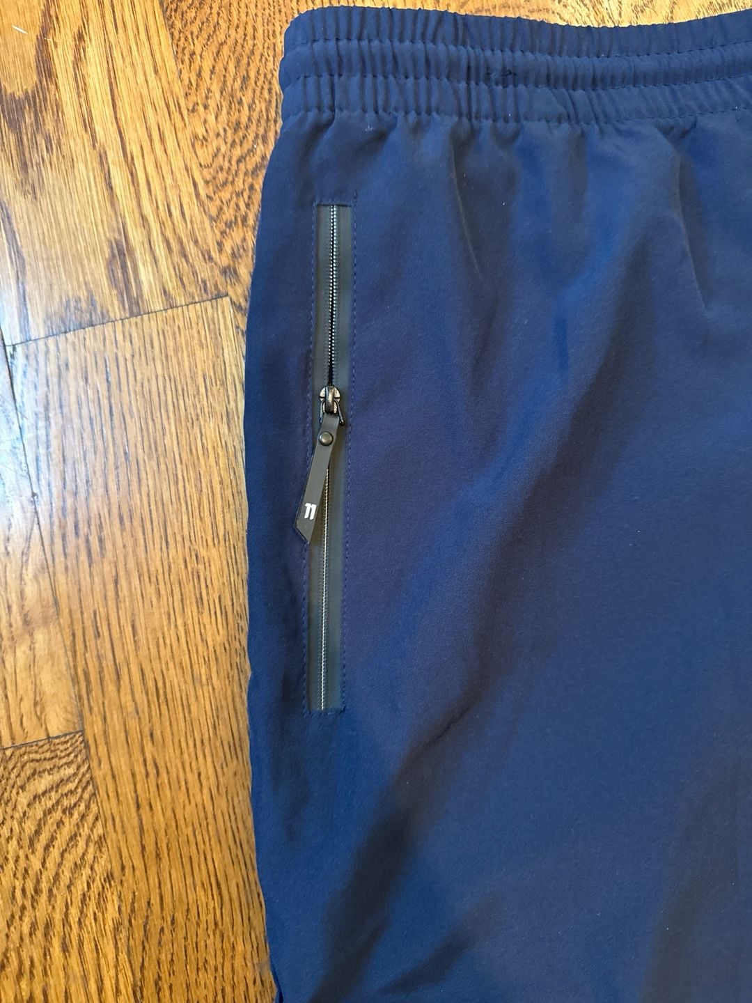 11 Degrees Navy Blue Athletic Gym Shorts with Zip Pockets Size 4XL 3