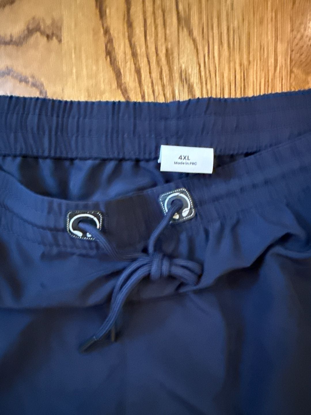 11 Degrees Navy Blue Athletic Gym Shorts with Zip Pockets Size 4XL 5