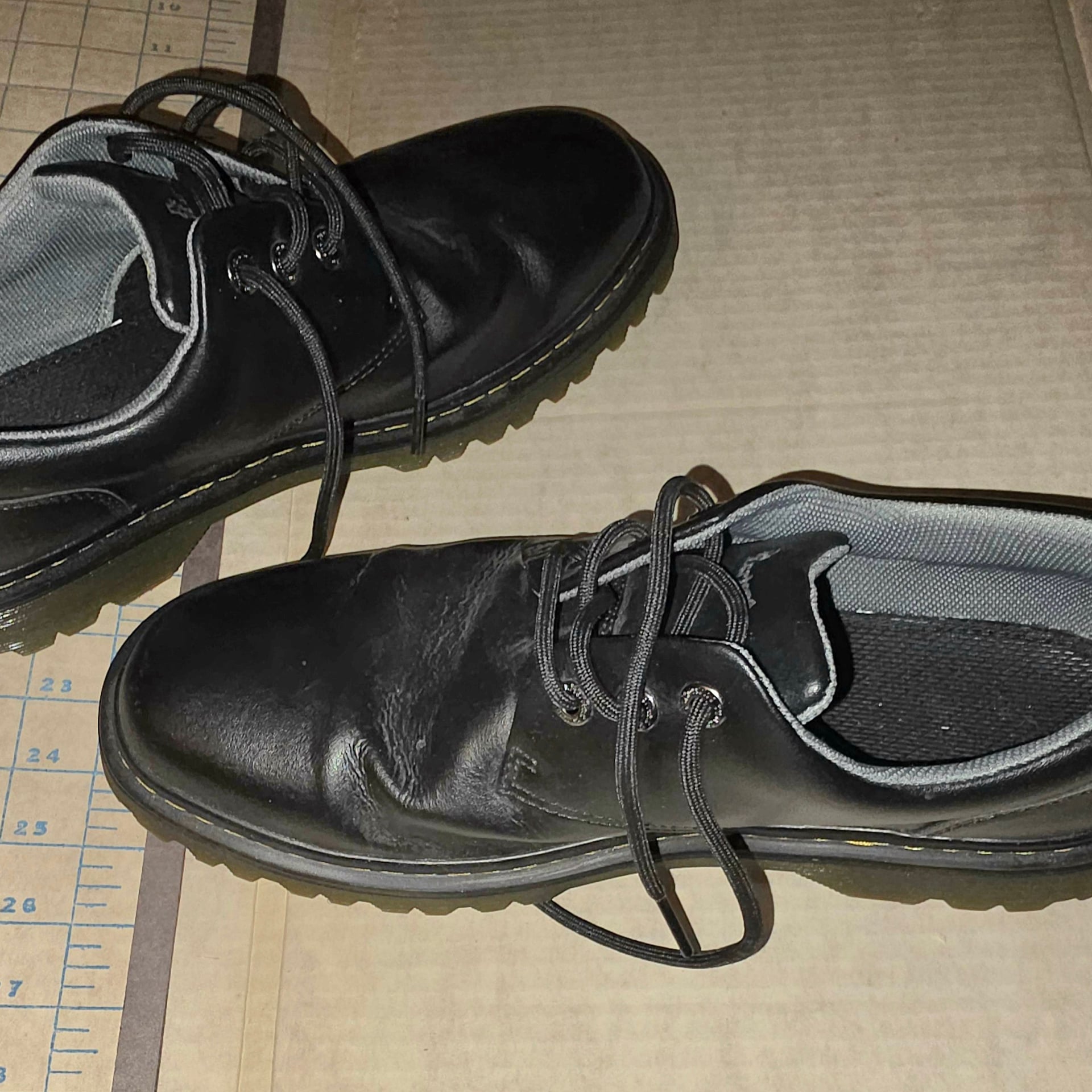 Dr. Martens Kent Black Leather Oxford Shoes Men's Size 11 US 12