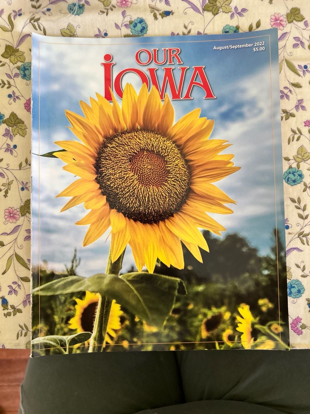Our Iowa Magazine August/September 2022 Sunflower Cover 1