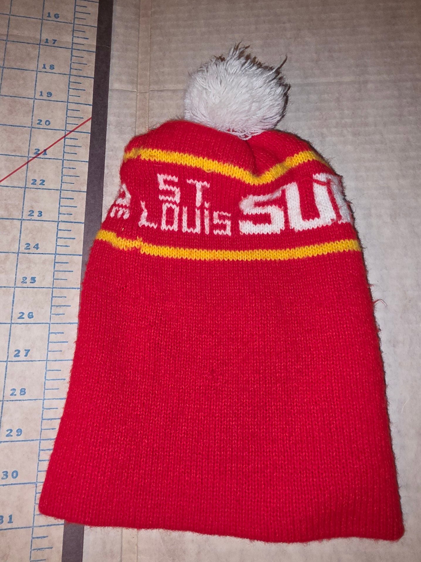 Vintage St Louis Sun Newspaper Cardinals Baseball Beanie Stocking Hat Cap MLB 2