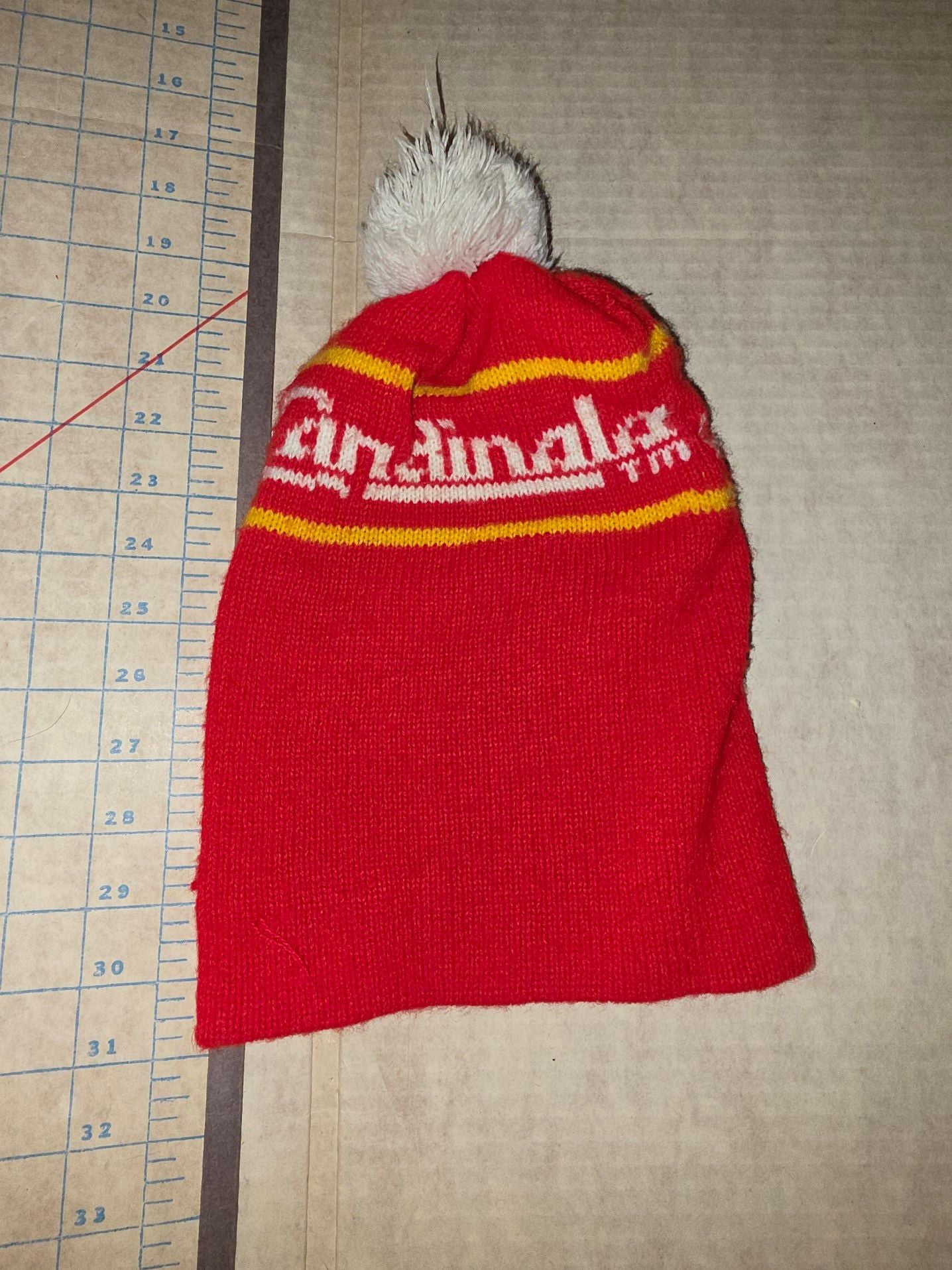 Vintage St Louis Sun Newspaper Cardinals Baseball Beanie Stocking Hat Cap MLB 3