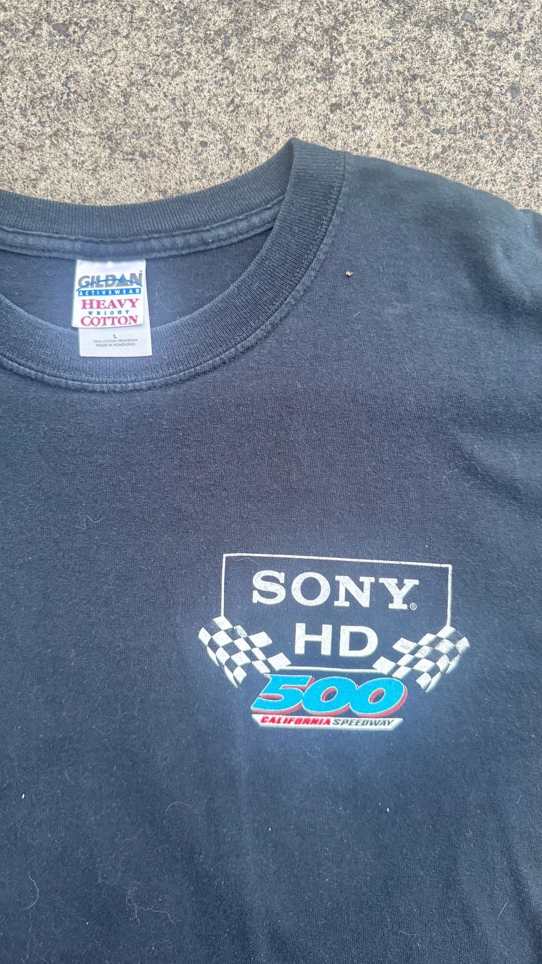 Vintage 2005 NASCAR Sony HD 500 California Speedway T-Shirt Size L 4