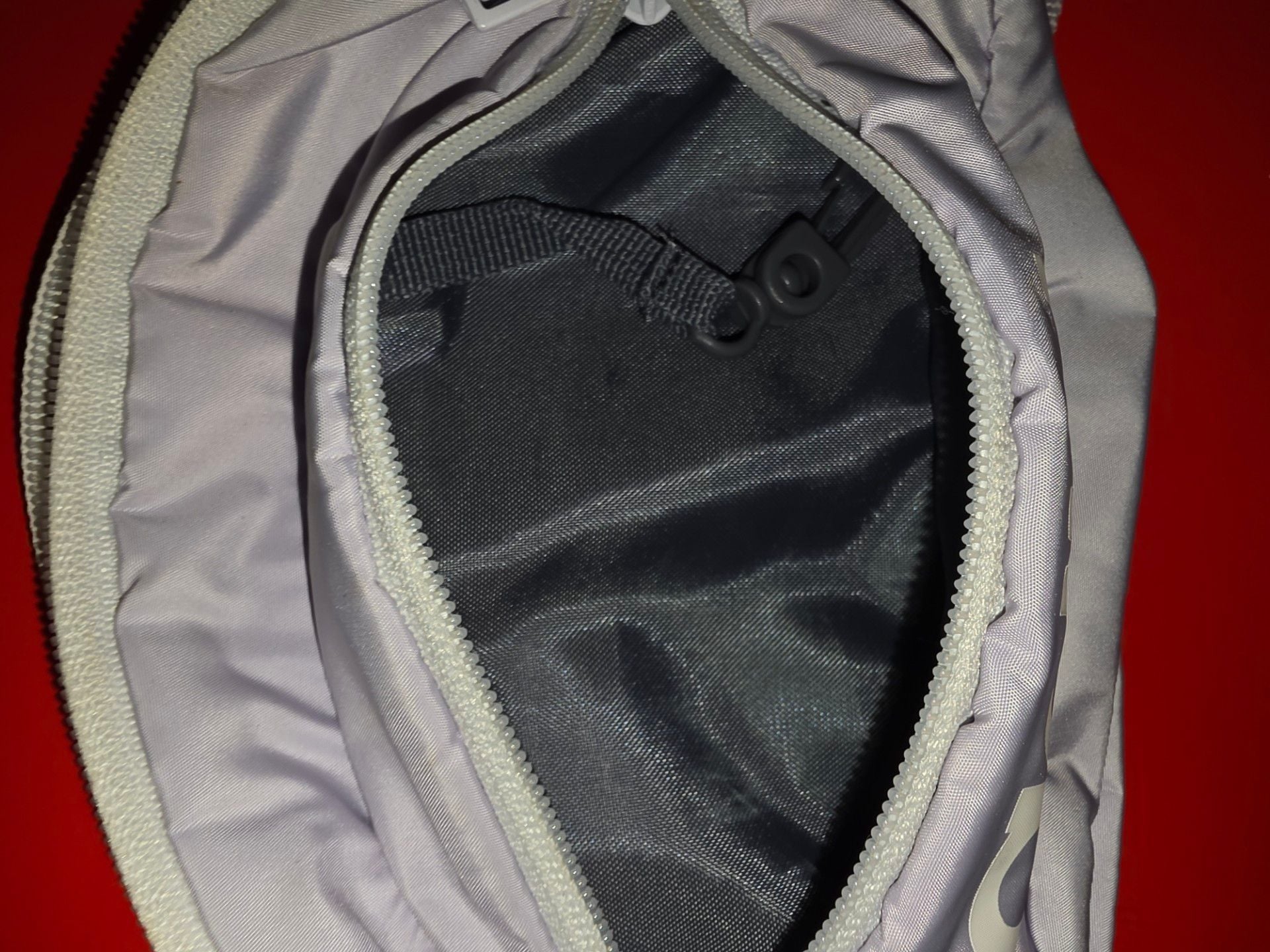 Adidas core crossbody or waist bag pouch in light purple 12