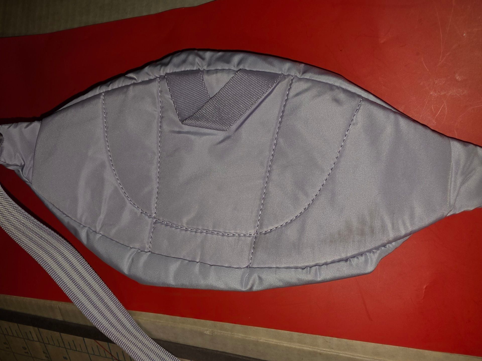 Adidas core crossbody or waist bag pouch in light purple 14