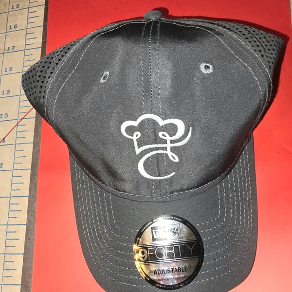 Nice Athletic New Era 9Forty Strapback Hat w/ Unknown Embroidered Chef Hat Logo