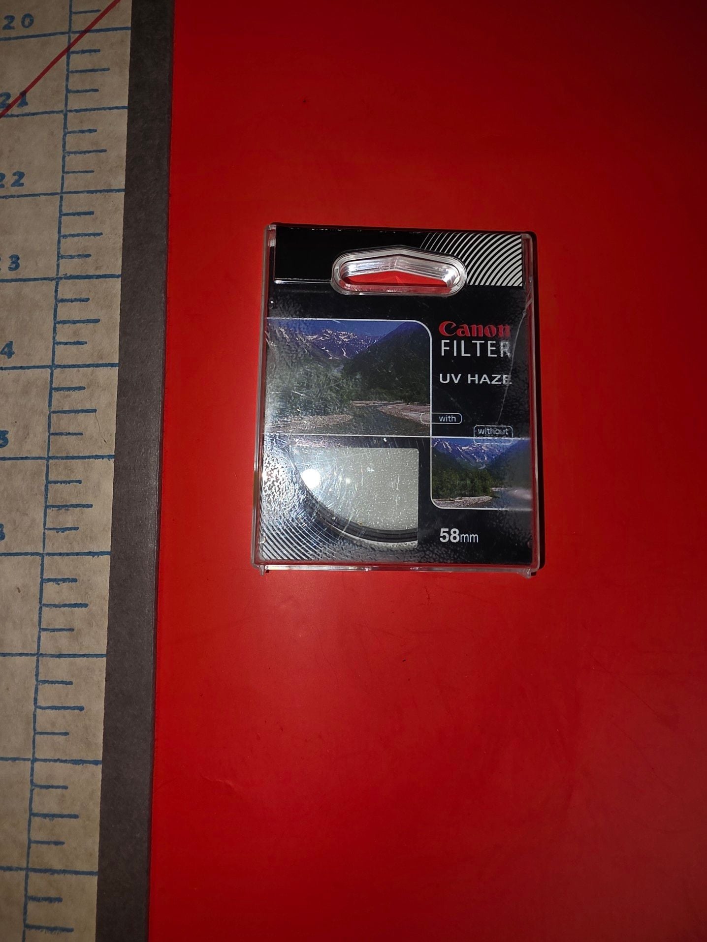 Canon 58MM UV HAZE Filter: Absorbs Ultraviolet Rays, P#7-5801-1 NEW in Package 2