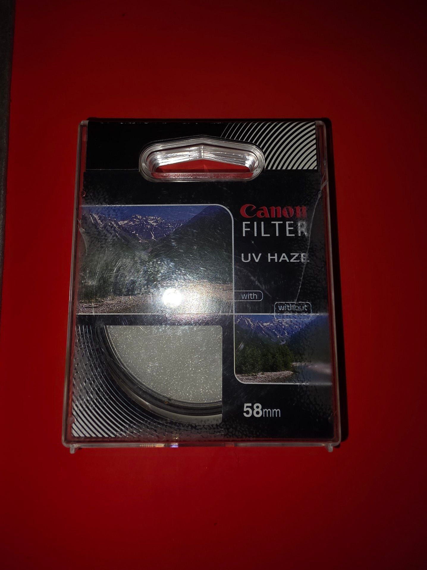 Canon 58MM UV HAZE Filter: Absorbs Ultraviolet Rays, P#7-5801-1 NEW in Package 4