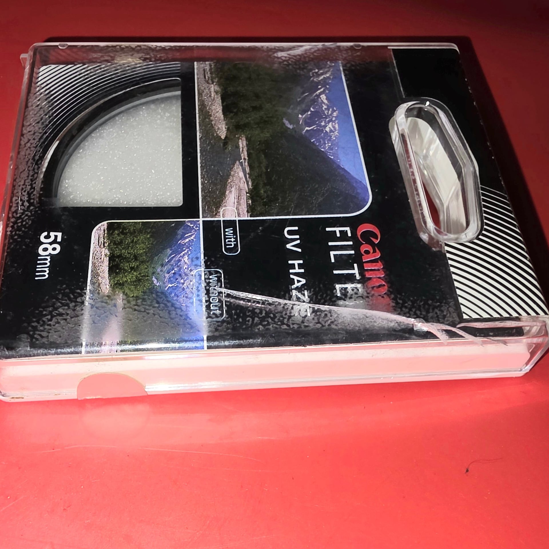 Canon 58MM UV HAZE Filter: Absorbs Ultraviolet Rays, P#7-5801-1 NEW in Package 7