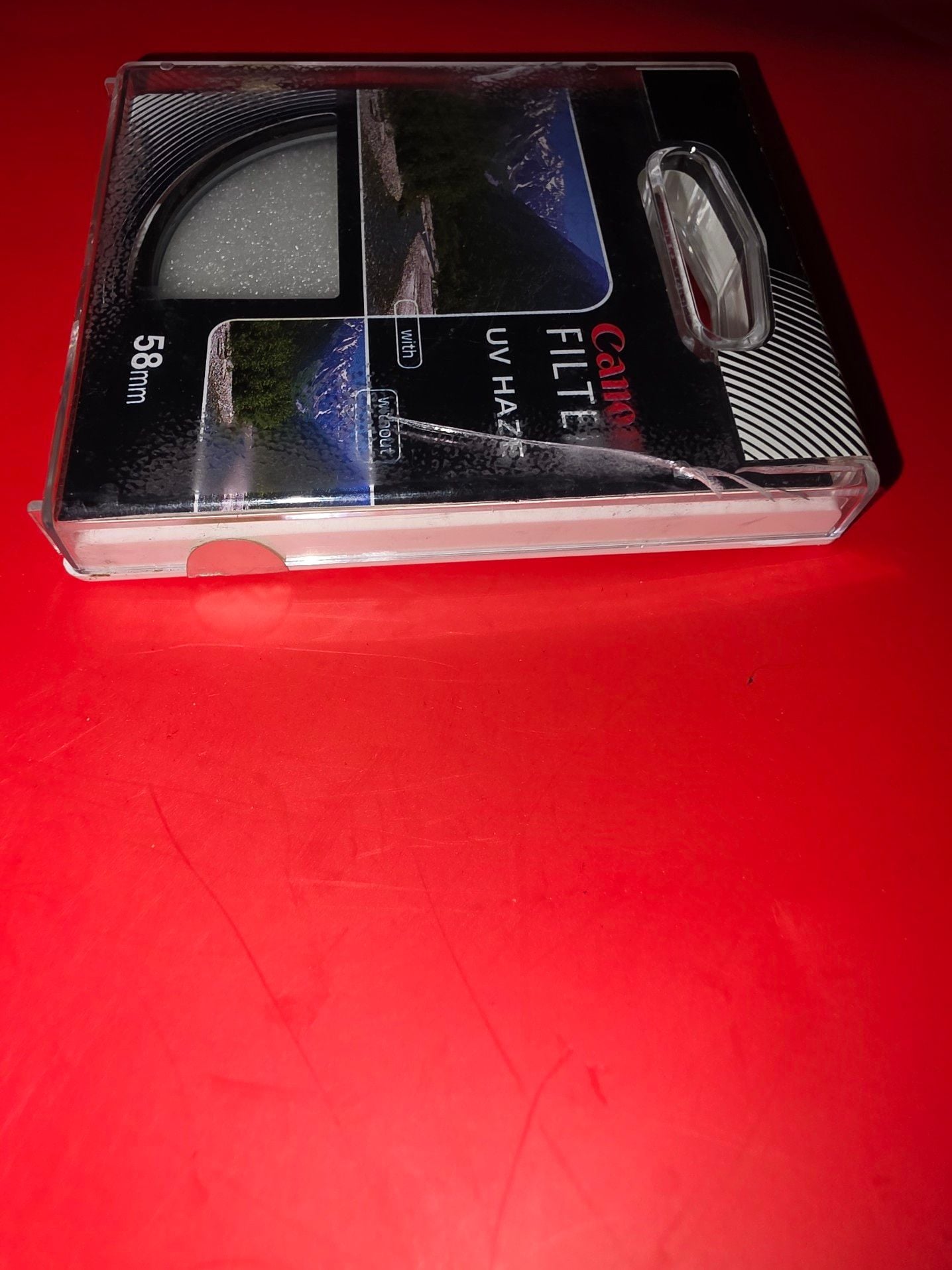 Canon 58MM UV HAZE Filter: Absorbs Ultraviolet Rays, P#7-5801-1 NEW in Package 8