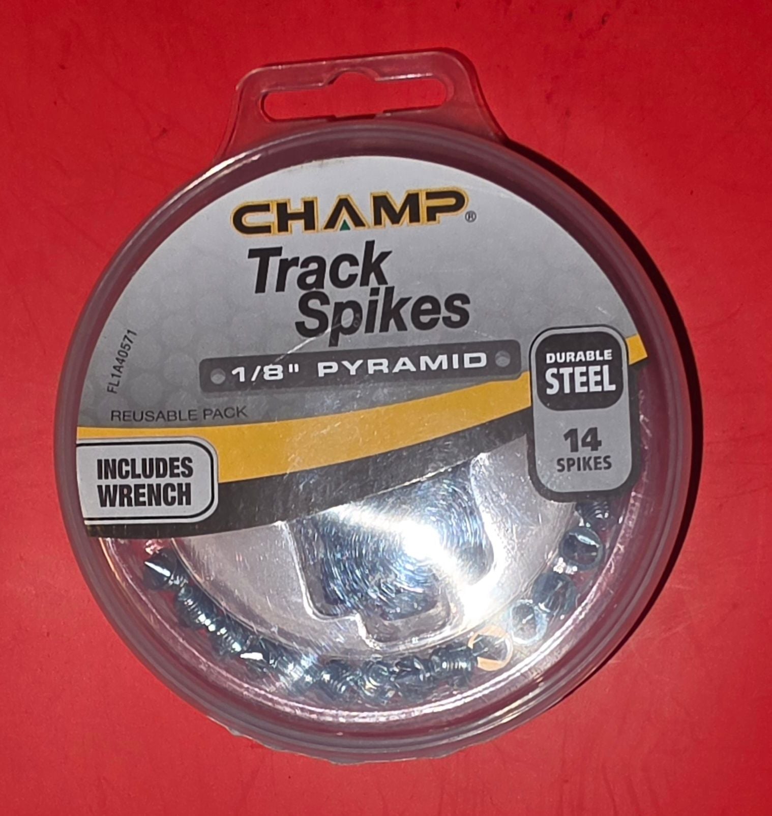 CHAMP Steel Pyramid Replacement Track Spikes - 3/16” (14 ct) 1