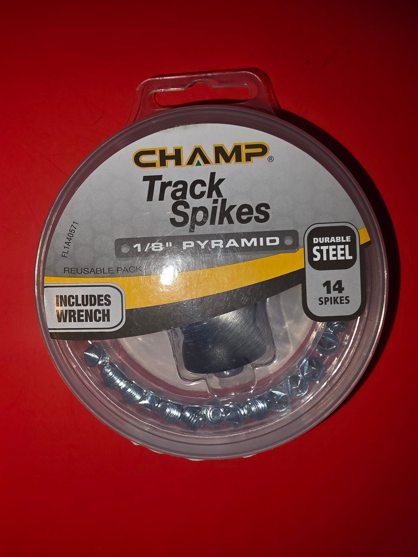 CHAMP Steel Pyramid Replacement Track Spikes - 3/16” (14 ct) 6