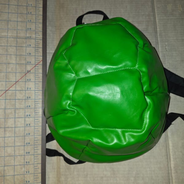 Nickelodeon TMNT Teenage Mutant Ninja Turtle Green Soft Shell Backpack 17x14x9