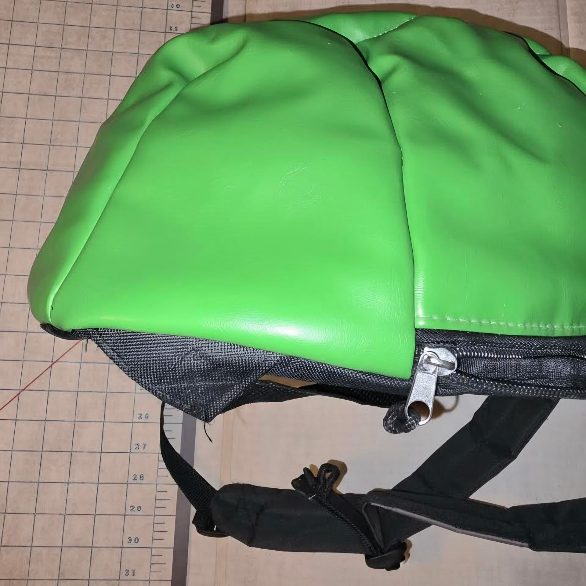 Nickelodeon TMNT Teenage Mutant Ninja Turtle Green Soft Shell Backpack 17x14x9 6