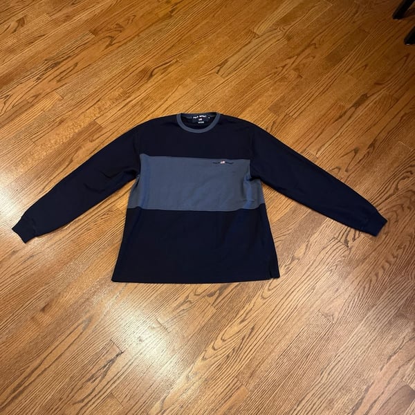 Vintage Polo Sport Ralph Lauren Colorblock Long Sleeve Shirt Size M