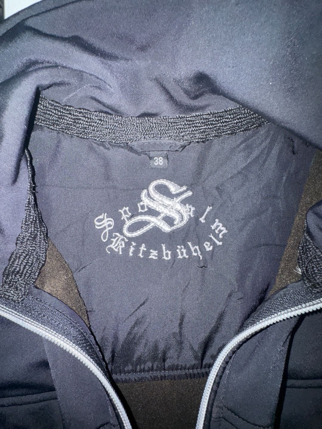 Sportalm Kitzbühel Black Dragon Embroidered Zip-Up Jacket Size 38 5