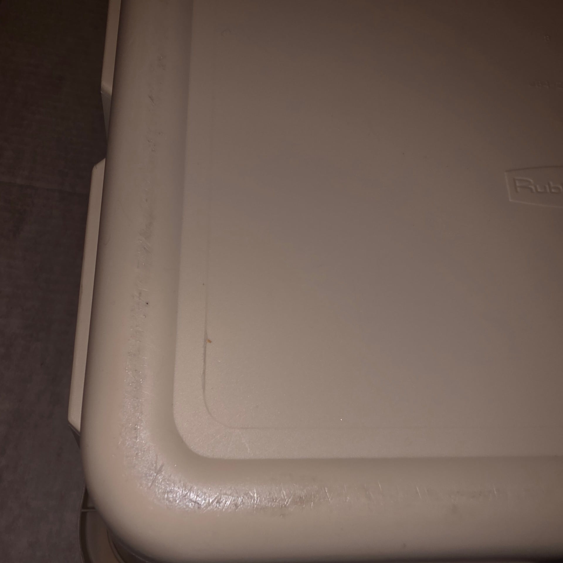 Vintage Rubbermaid No. 2965 Laundry Basket Almond Beige – USA 11