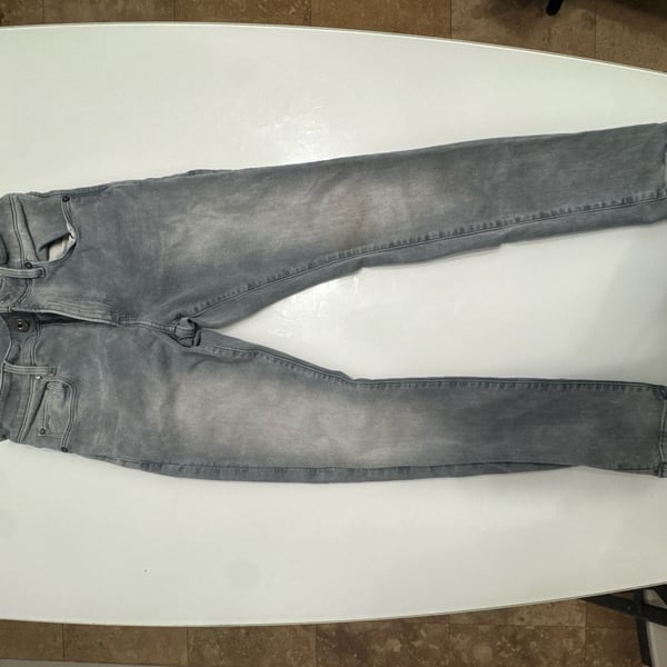 G-Star Raw 3301 Skinny Grey Faded Jeans Size 30x30