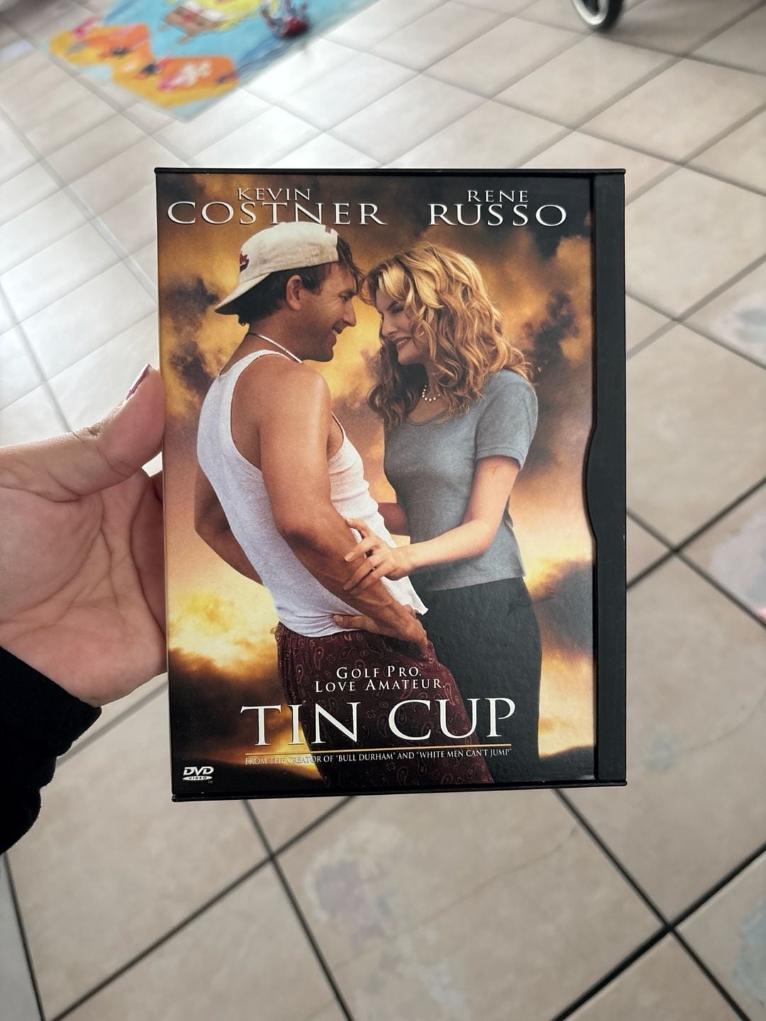 Tin Cup DVD Kevin Costner Rene Russo Warner Bros Snap Case 1
