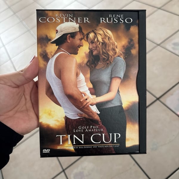 Tin Cup DVD Kevin Costner Rene Russo Warner Bros Snap Case